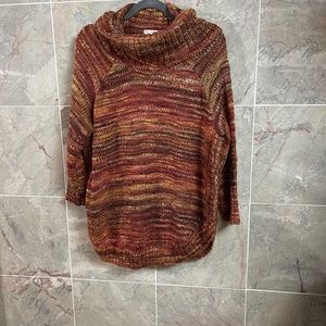 Fall cowl sweater size XL